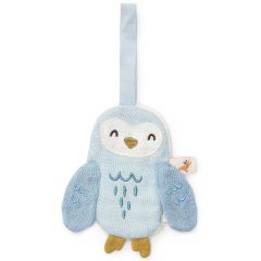 Doudou attache-sucette hibou