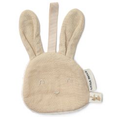 Doudou attache-sucette lapin