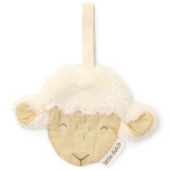 Doudou attache-sucette mouton