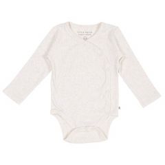 Gekruiste body lange mouwen - maat 50/56 (0-2m)