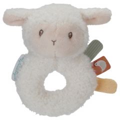 Hochet à anneau doux mouton