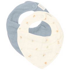 Lot de 2 bavoirs bandana