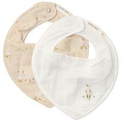 Lot de 2 bavoirs bandana