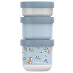 Lot de 3 boîtes à goûter empilables