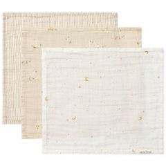 Lot de 3 débarbouillettes