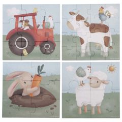 Puzzle 4-en-1 - Little Farm