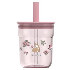 Verre enfant 250 ml avec paille