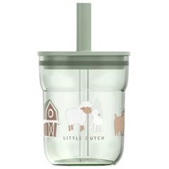 Verre enfant 250 ml avec paille