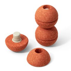 Lot de 3 balles en mousse