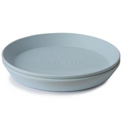 Assiette ronde - 2 pièces