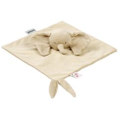 Doudou éléphant velours côtelé 27 x 27 cm - Fanfan