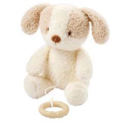 Peluche musicale bébé chien - Teddy