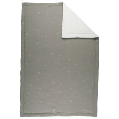 Couverture 100x140cm mousseline & sherpa - Fluffy, Orso & Lily