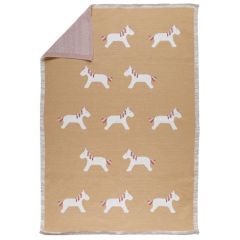 Couverture jacquard bio Lina 75 x 100 cm – Lina & Joy