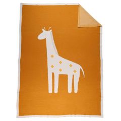 Couverture tricot jacquard bio Tiga 100x 140 cm - Tiga, Stegi & Ops