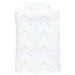 Housse de couette en mousseline bio 140 x 200 cm