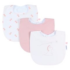 Lot de 3 bavoirs jersey - Popsie, Gigi & Louli