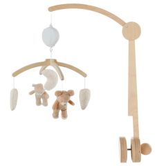 Mobile musical avec bras en bois - Lily & Fluffy