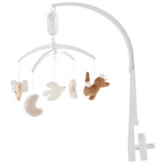 Mobile musical avec bras en plastique - Bali, Moka & Snow