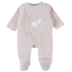 Pyjama velours Bali beige (00m) - Bali, Moka & Snow