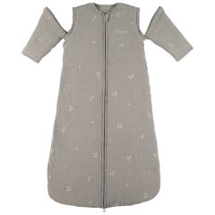 Sac de couchage 100 cm manches amovibles Embroirered mousseline - Fluffy, Orso & Lily