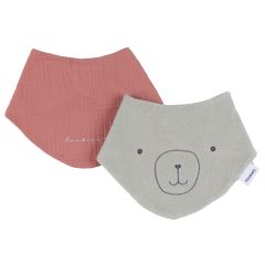 Set de 2 bavoirs bandana - Fluffy, Orso & Lily