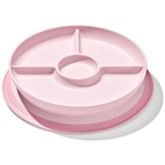 Assiette Stick & Stay à 3 compartiments