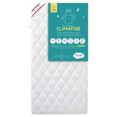 Matelas bébé Climatisé déhoussable 60 x 120cm - Roulé