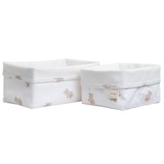 Set de 2 corbeilles de rangement