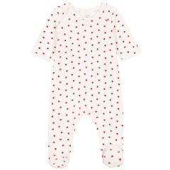 Pyjama en velours Cœurs 1m