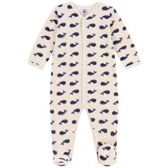 Pyjama velours Baleine 9m