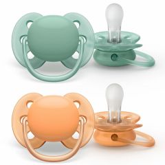Sucettes Ultra Soft Uni 0-6 m - 2pcs