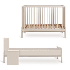 Chambre bébé Ashi : lit 60 x 120 cm + kit Junior