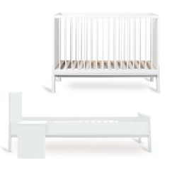 Chambre bébé Ashi : lit 60 x 120 cm + kit Junior