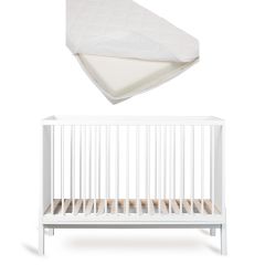 Chambre bébé Ashi : lit 60 x 120 cm + matelas