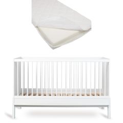 Chambre bébé Ashi : lit 70 x 140 cm + matelas