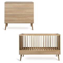 Chambre bébé Flow : lit 70 x 140 cm + commode