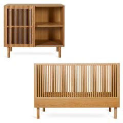 Chambre bébé Hai No Ki : lit 70 x 140 cm + commode