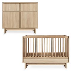 Chambre bébé Kyo : lit 70 x 120 cm + commode