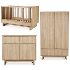 Chambre bébé Kyo : lit 70 x 140 cm + commode + armoire