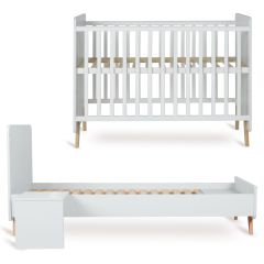 Chambre bébé Loft : lit 60 x 120 cm + kit Junior