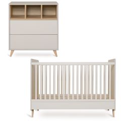 Chambre bébé Loft : lit 70 x 140 cm + commode