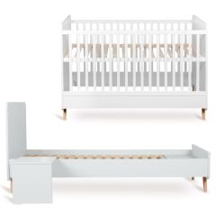 Chambre bébé Loft : lit 70 x 140 cm + kit Junior