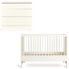 Chambre bébé Tsugi : lit 60 x 120 cm + commode