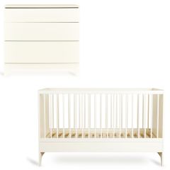 Chambre bébé Tsugi : lit 70 x 140 cm + commode