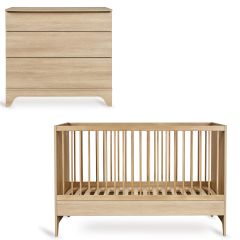 Chambre bébé Tsugi : lit 70 x 140 cm + commode