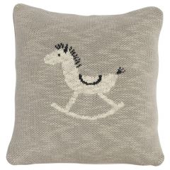 Coussin en tricot 30 x 30 cm