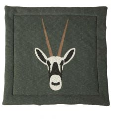 Tapis de jeu/parc en tricot 100 x 100 cm