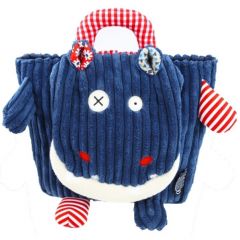 Sac à dos velours Hippipos L'Hippopotame