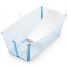 Baignoire bébé pliable Flexi Bath + support nouveau-né